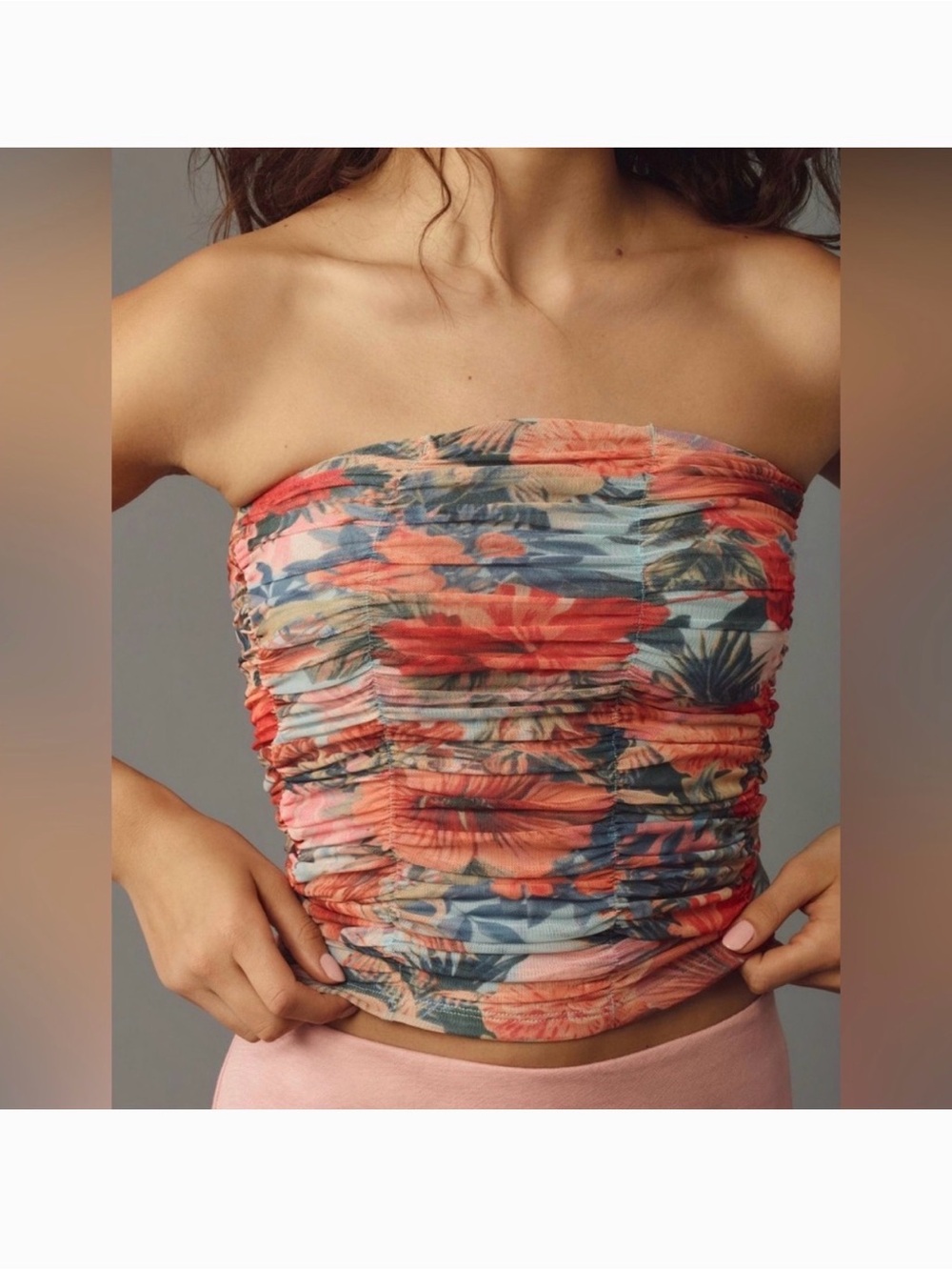 Anthropology pilcro tube top